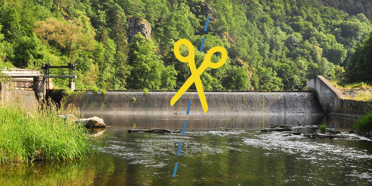 Old weir of the hydropower plant Rosenburg © Werner Gamerith 