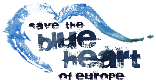 Logo Save the blue heart of Europe