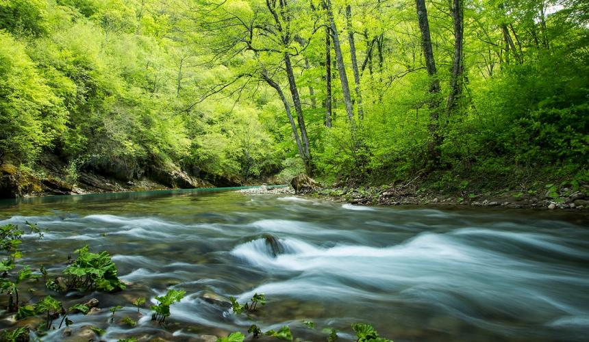 Die geplanten Kraftwerke würden den größten Teil des oberen Teils des Flusses in eine Reihe von durchgehenden Dämmen, Rohren und Reservoirs verwandeln. © Amel Emric