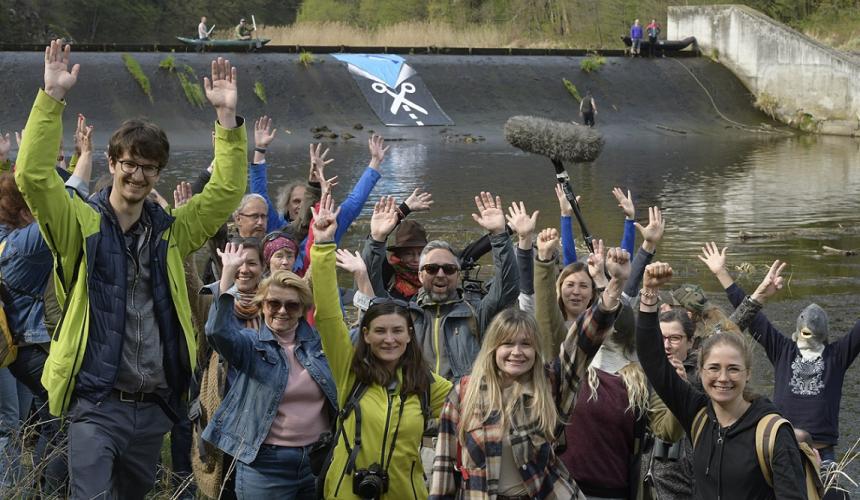 With a removalof the Rosenburg powerplant and further restoration downstream, the Kamp can once again become a paradise for many endangered species © Matthias Schickhofer