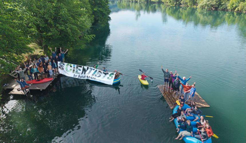 Over 70 researchers from across Europe joined the Una Science Week to build the scientific case for the Una Wild River National Park. © Joshua D. Lim