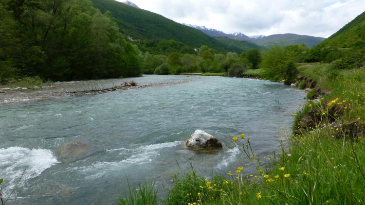 New hope for the Mavrovo National Park. Ther river Radika will stay free flowing. © Theresa Schiller/ EuroNatur