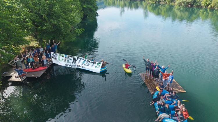Over 70 researchers from across Europe joined the Una Science Week to build the scientific case for the Una Wild River National Park. © Joshua D. Lim