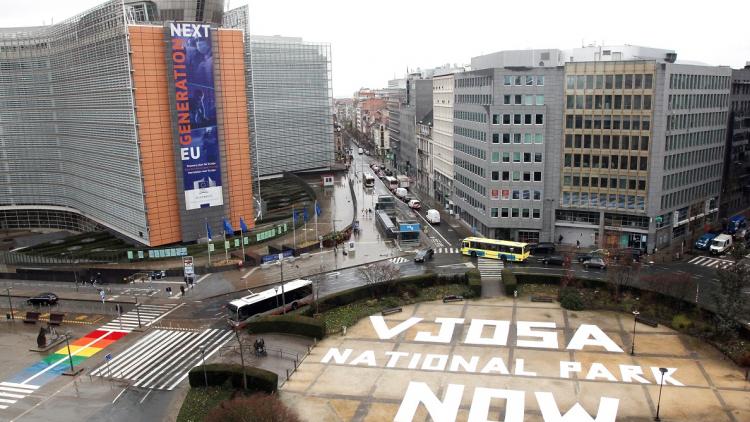 The EU urges Albania to establish a Vjosa National Park as soon as possible. © Alexander Louvet