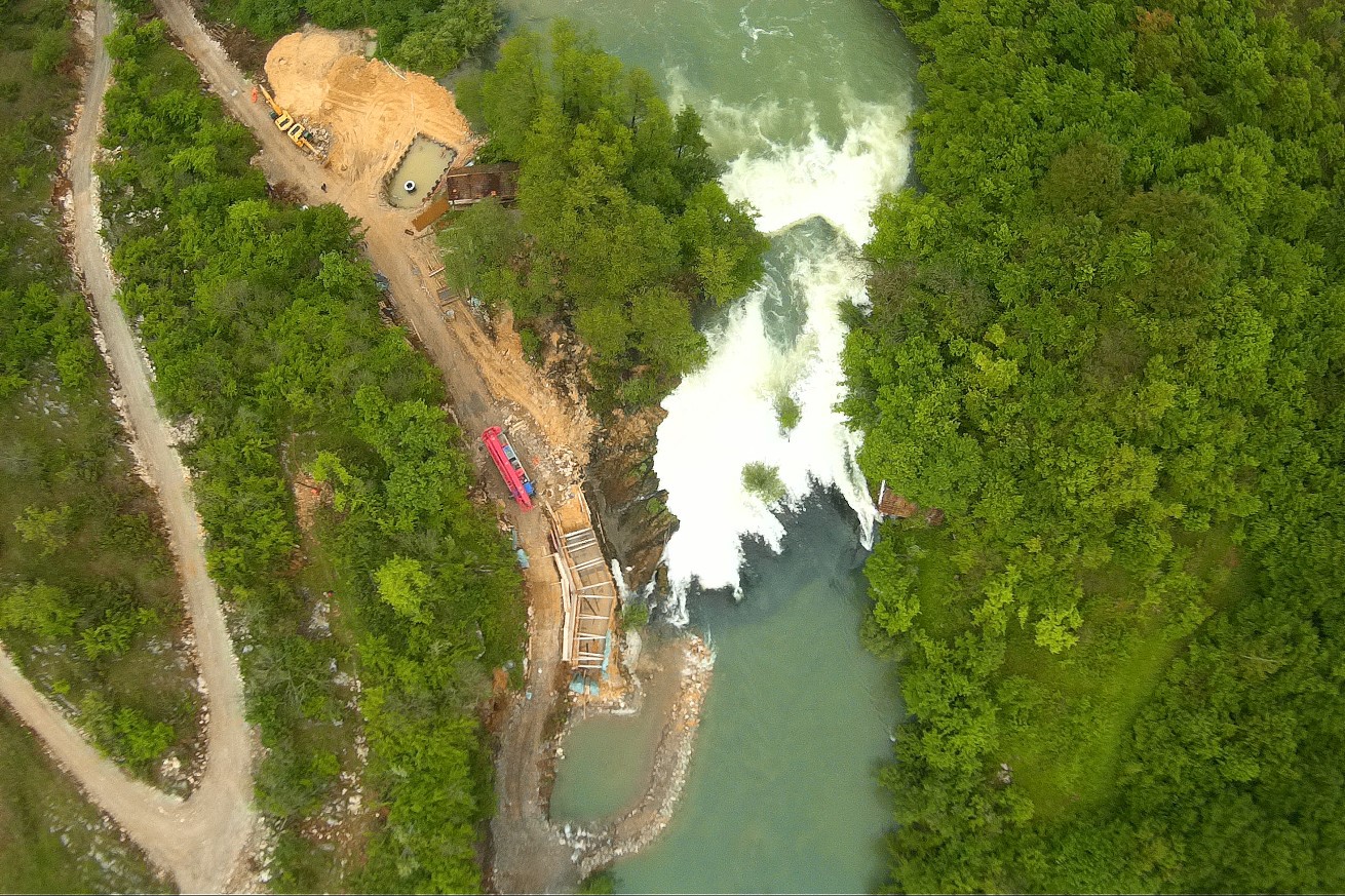 Scale of destruction visible from above © Tomislav Knapić