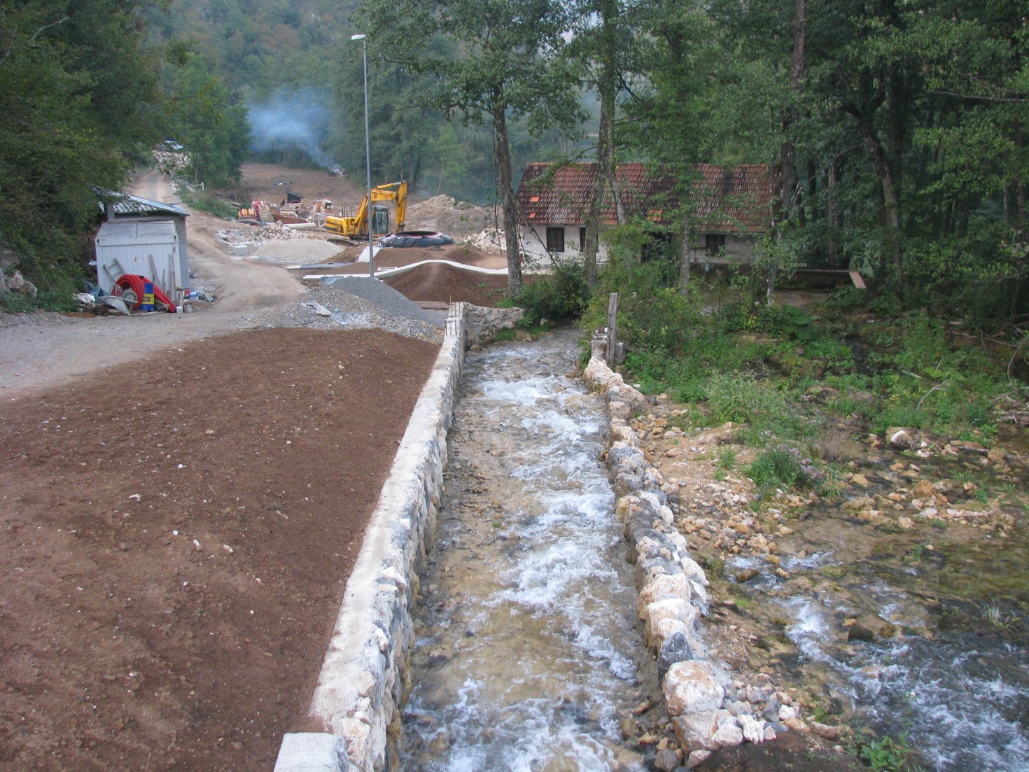 Dabrova Dolina construction site © WWF Adria