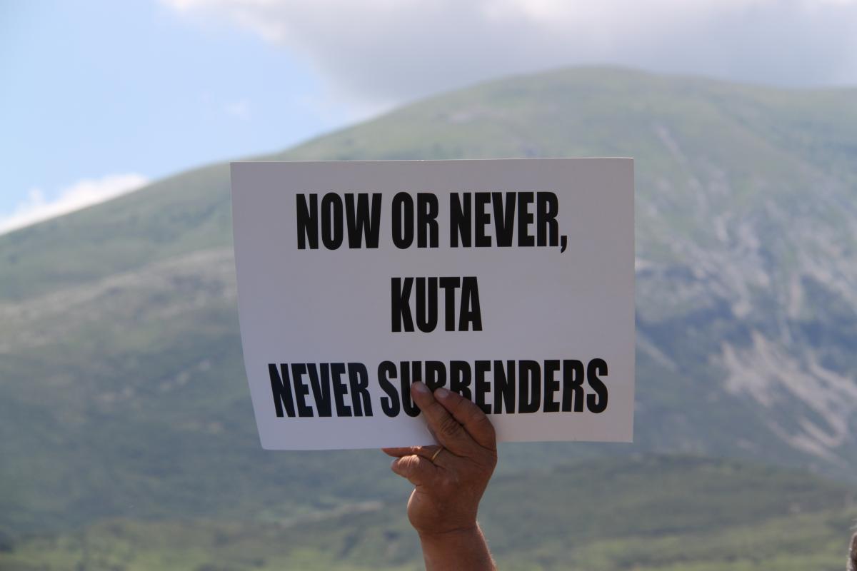 Affected residents of Kutë were never informed about Poçem © Andreas Götz